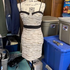 Love Culture size Small black/gold/white dress